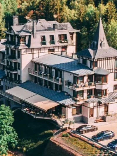 Retro Riverside Wellness Resort